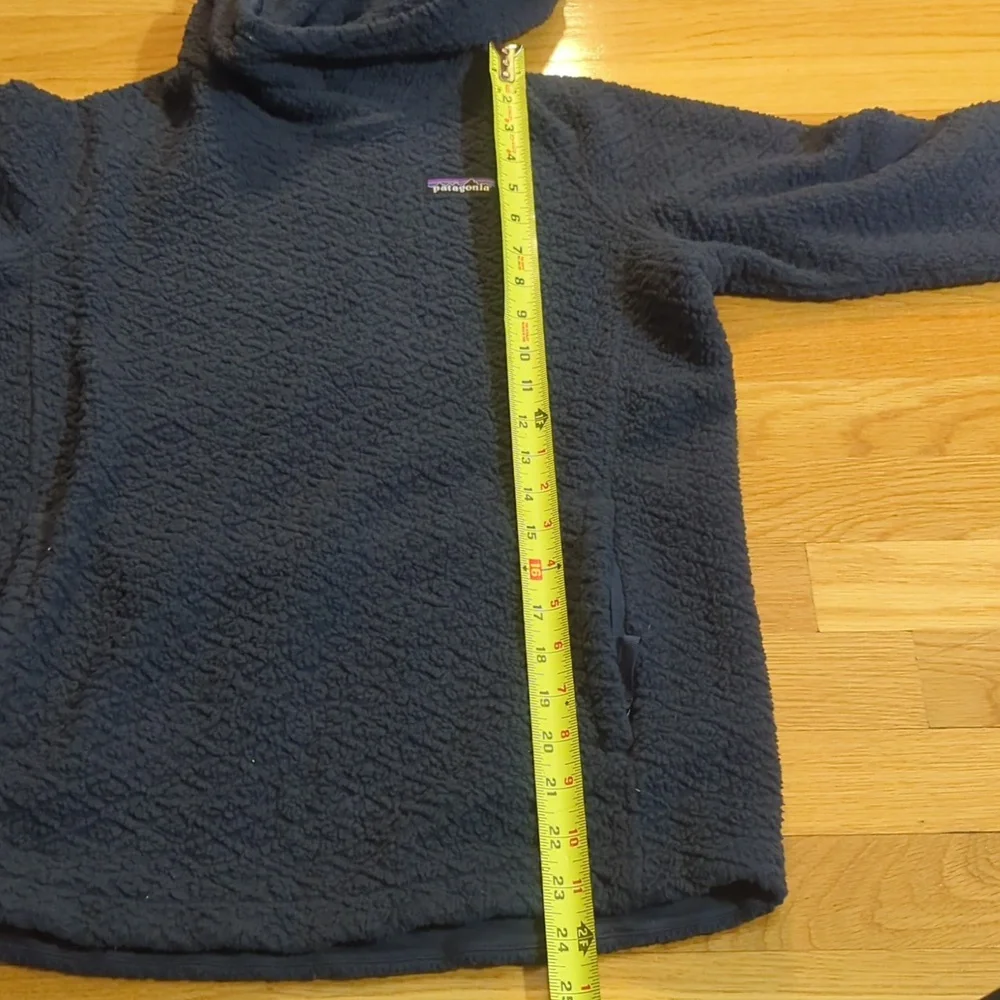 Patagonia Diamond Capra Small Fleece Hoody Navy Blue Women’s EUC - Picture 8 of 11